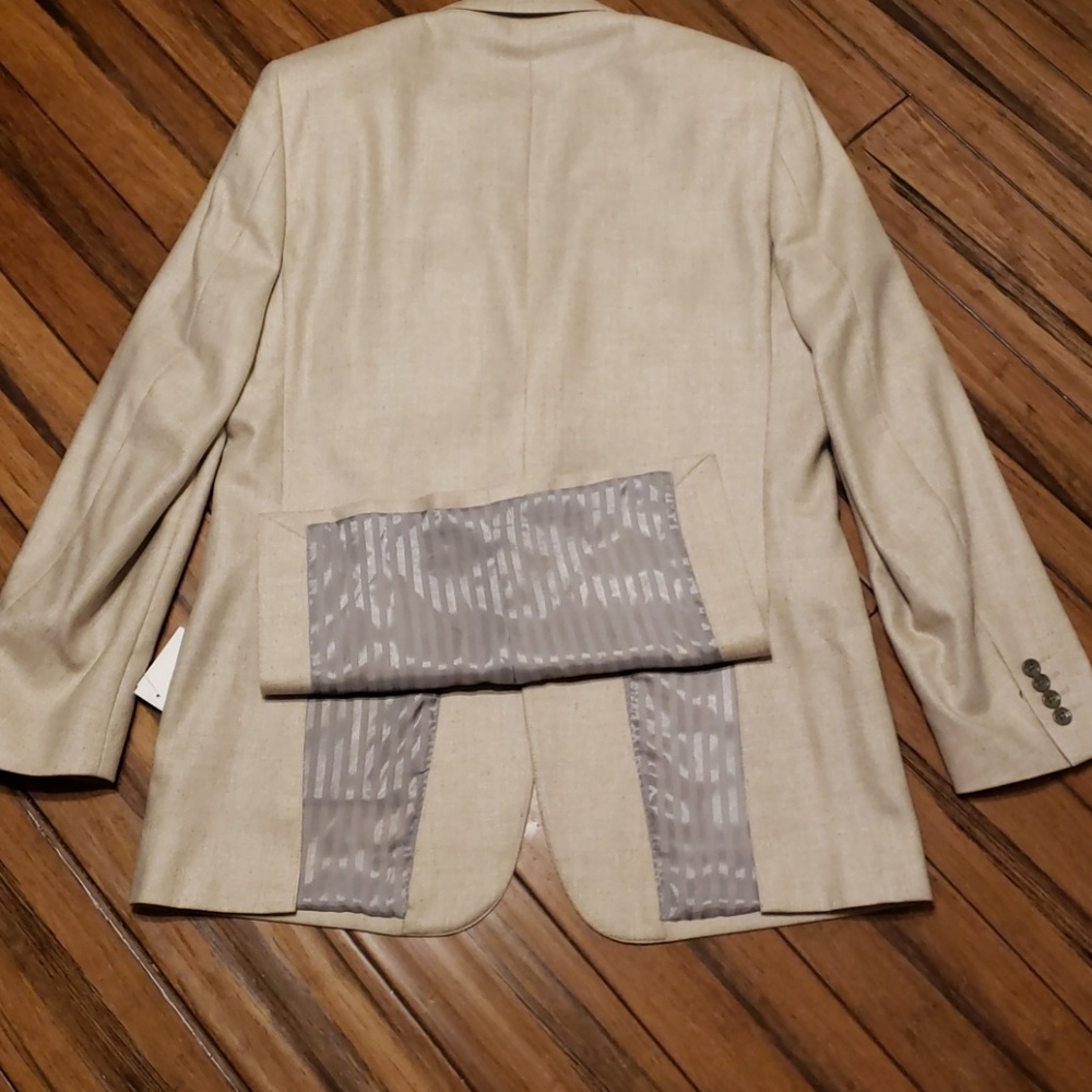 NWT BARONI COUTURE SILK & WOOL BLAZER - Picture 4 of 8